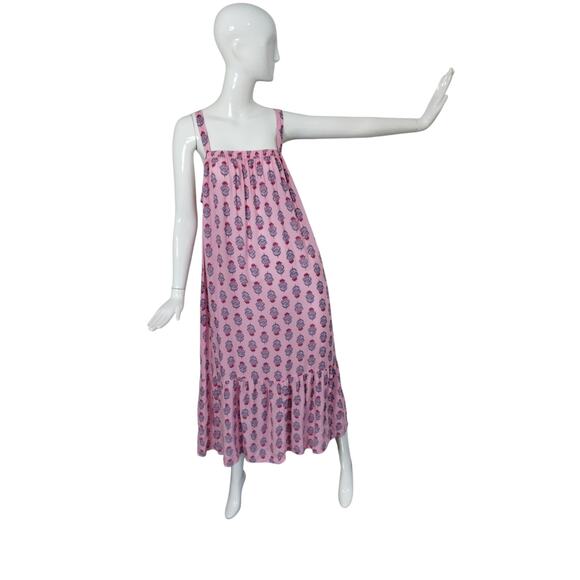 Old Navy Women's 2X Floral Boho Hippie Loungewear Cottagecore Maxi Swing Dress - Picture 1 of 9